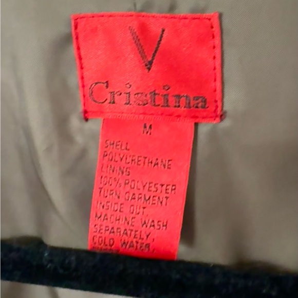 V Cristina Gold Leather Jacket - Picture 4 of 7